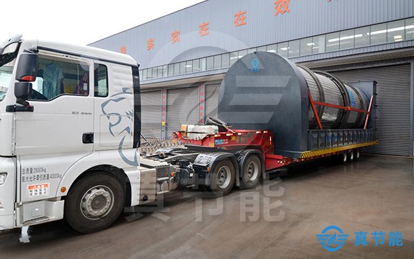 日處理百噸電鍍污泥干化機發(fā)貨現(xiàn)場